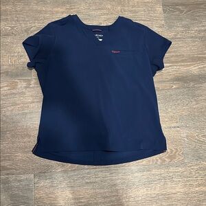 Ariat Dark Blue V-Neck Scrub Top